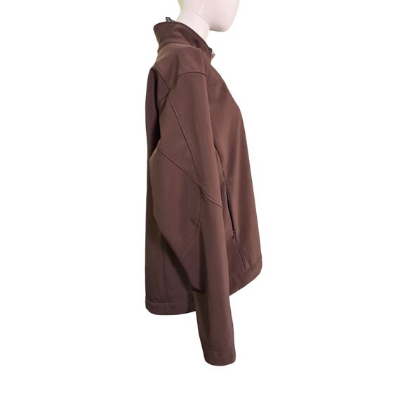 The North Face Apex Brown Softshell Fleece Lined Jacket Women’s XL - Picture 5 of 9